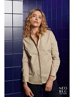NEOBLU Bart Women Popelínová halenka s dlouhým rukávem 24.3787 optic white NEOBLU Bart Women Popelínová halenka s dlouhým rukávem 24.3787 optic white