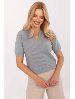 Svetr s krátkým rukávem  model 216767 Factory Price