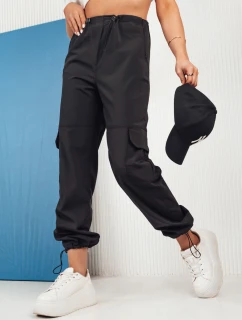 Couture Queen dámské padákové kalhoty černé FashionStreet UY1677