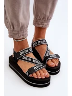 Dámské sandály na platformě Big Star NN274A525 Černé