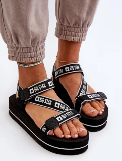 Dámské sandály na platformě Big Star NN274A525 Černé