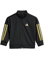Dětské tepláky adidas Essentials Climacool černo-zlaté JC8857