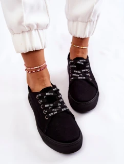 Dámské tenisky Memory Foam System Big Star KK276001 Černe