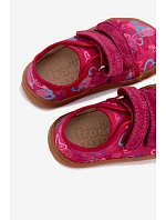 Dětské barefoot pantofle Froddo Canvas G1700440-24 fuchsiové Dětské barefoot pantofle Froddo Canvas G1700440-24 fuchsiové