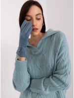 Rukavice AT RK 239507.94P šedomodrá Rukavice AT RK 239507.94P šedomodrá