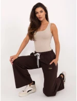 Kalhoty RV DR A819.54 tmavě hnědé