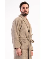 Pánský župan se šálovým límcem Oskar Béžová - Vienetta