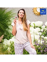 Pyžamo Key LNS 735 A26 kr/r S-XL Pyžamo Key LNS 735 A26 kr/r S-XL