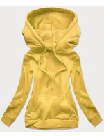 Žlutá dámská tepláková mikina (W02-69) Žlutá dámská tepláková mikina (W02-69)