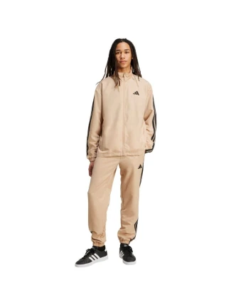 Pánské tepláky adidas Sportswear Basic 3-Stripes Woven Tracksuit Beige JX3149