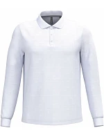 Kariban K 243 Pánské piqué polo s dlouhým rukávem 20.K243 white Kariban K 243 Pánské piqué polo s dlouhým rukávem 20.K243 white