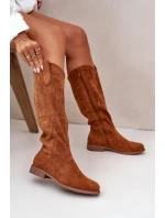 Dámské Kozačky Prodyšné Camel S.Barski HY42-132 Dámské Kozačky Prodyšné Camel S.Barski HY42-132