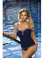 Dámské jednodílné plavky S8060R-2 tm. modré - Self