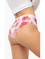 Kalhotky Peony Cheekie Brasil bílo-červené - Julimex Kalhotky Peony Cheekie Brasil bílo-červené - Julimex