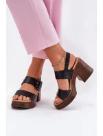 Sandály na podpatku  model 213164 Step in style