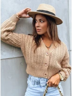 Dámský svetr MINERWA camel FashionStreet MY2200