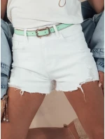 Dámské džínové šortky FRESH LOOK bílé FashionStreet SY0369