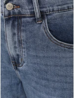 Dámské džíny mom fit s vysokým pasem modré FashionStreet UY2891