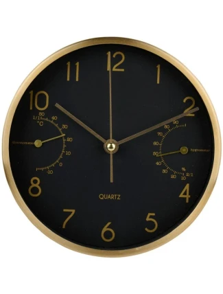 NÁSTĚNNÉ NEBO STOLNÍ HODINY 15X4CM ARTICASA ČERNÉ