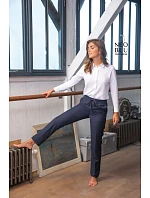 NEOBLU Basile Women Piqué halenka s dlouhým rukávem 24.3791 deep black NEOBLU Basile Women Piqué halenka s dlouhým rukávem 24.3791 deep black