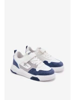 Lehké dětské sneakersy Big Star RR374052 Bílo-Modré