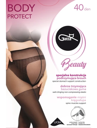 BODY PROTECT -  Těhotenské punčochové kalhoty 40 DEN - GATTA