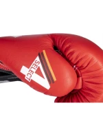 TOP TEN RTT-4Select 10 oz červeno-černé kožené boxerské rukavice