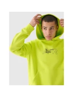 Pánská mikina 4F 4FRAW24TSWSM1816-45S s kapucí z nepromokavého materiálu