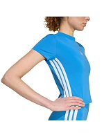 Adidas Essentials dámské tričko 3-Stripes Slim Baby světle modré KD2341 Adidas Essentials dámské tričko 3-Stripes Slim Baby světle modré KD2341