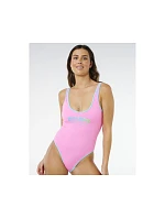 Dámský kostým RIP CURL Surf Puff 1 Piece, růžový