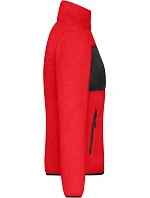 Daiber JN 1311 Dámská fleecová bunda 02.1311 red/black Daiber JN 1311 Dámská fleecová bunda 02.1311 red/black