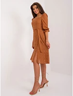 Šaty LK SK 509372.45 světle hnědé