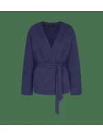 Cozy Comfort Robe Top Quilted - BLUE - TRIUMPH BLUE - TRIUMPH