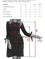 Dámské šaty v bordó barvě s mašlemi model 6291446