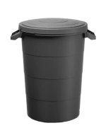 ZAHRADNÍ KOŠ HLADKÝ 80L ČERNÝ RECYKLAČNÍ KEDEN
