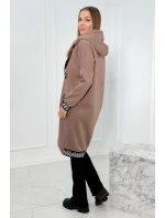 Mikina s kapucí na zip mocca Mikina s kapucí na zip mocca