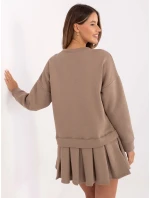 Šaty MI SK 3249.98 tmavě lila Šaty MI SK 3249.98 tmavě lila