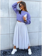 Dámský oversize svetr BILLIS dark purple FashionStreet MY2230