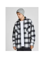 Jack & Jones pánská zimní čepice černá Jacbrink beanie ln 12193386 LIGHT GREY MELANGE