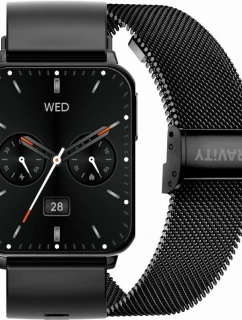 Chytré hodinky Gravity Black 2 Stripes GT17-7