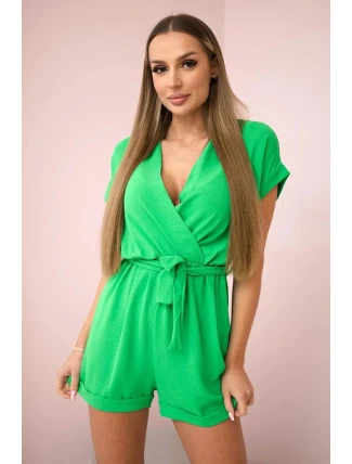 Krátký overal zavazovaný v pase Krátký overal zavazovaný v pase