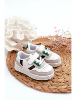 Klasické Dětské Sportovní Boty Bílo-Zelené Marlin