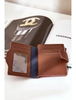 Dámská peněženka z eko kůže hnědá Jezorea