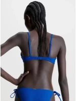Dámská plavková podprsenka BIKINI KW0KW02041 C66 modrá - Calvin Klein