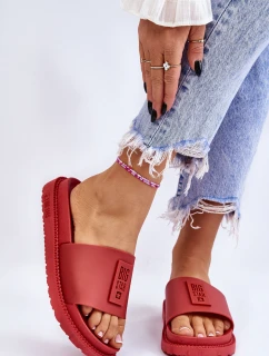 Dámské pantofle Big Star LL274430 červené