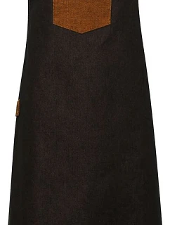 Premier PR 136 Denim zástěra s laclem "Division" 39.0136 black/tan