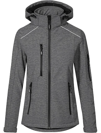Promodoro 7855 Dámská 3-vrstvá softshellová bunda 40.7855 heather grey Promodoro 7855 Dámská 3-vrstvá softshellová bunda 40.7855 heather grey