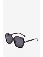 Dámské sluneční brýle se skleněnými kamínky Černé