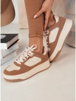 Dámské tenisky LETUR dark beige FashionStreet ZY0470