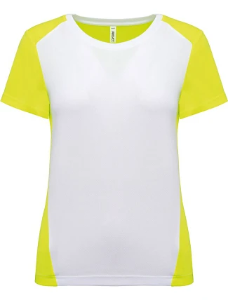 Kariban ProAct PA 4015 Dámské kontrastní sportovní tričko 20.4015 white/fluorescent yellow Kariban ProAct PA 4015 Dámské kontrastní sportovní tričko 20.4015 white/fluorescent yellow